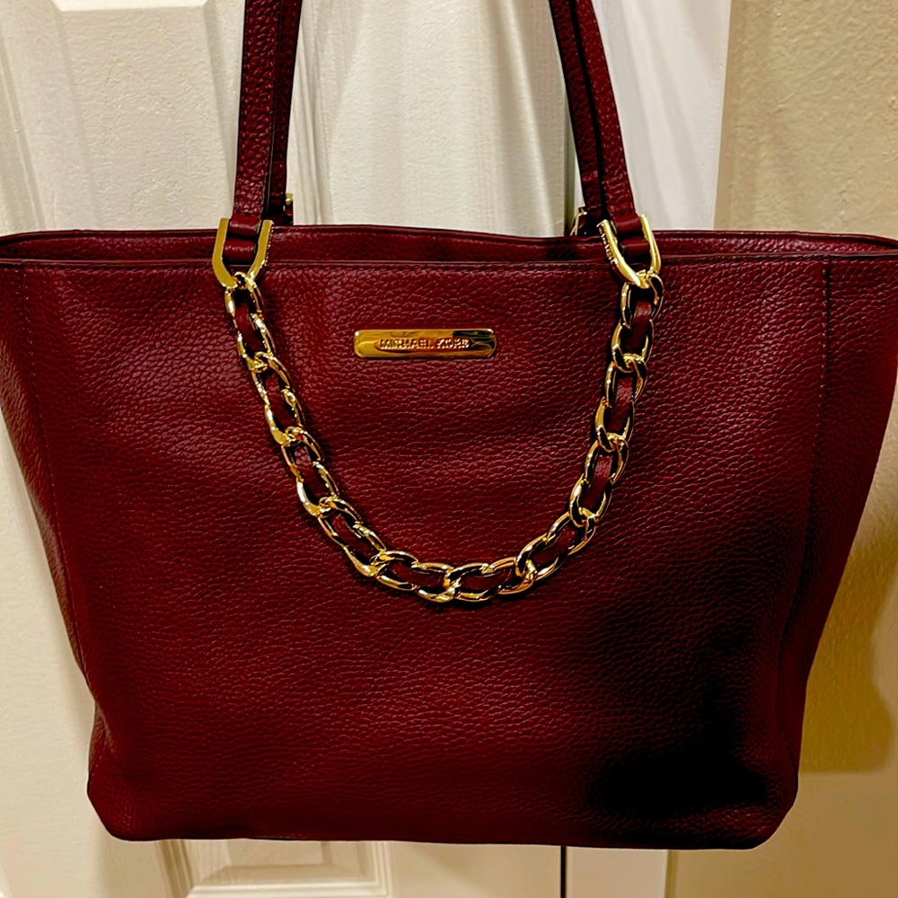NWT Michael  Kors Merlot Roomy Tote